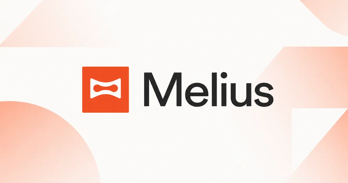 Open Graph image and social preview for Melius in Abstract Geometric style