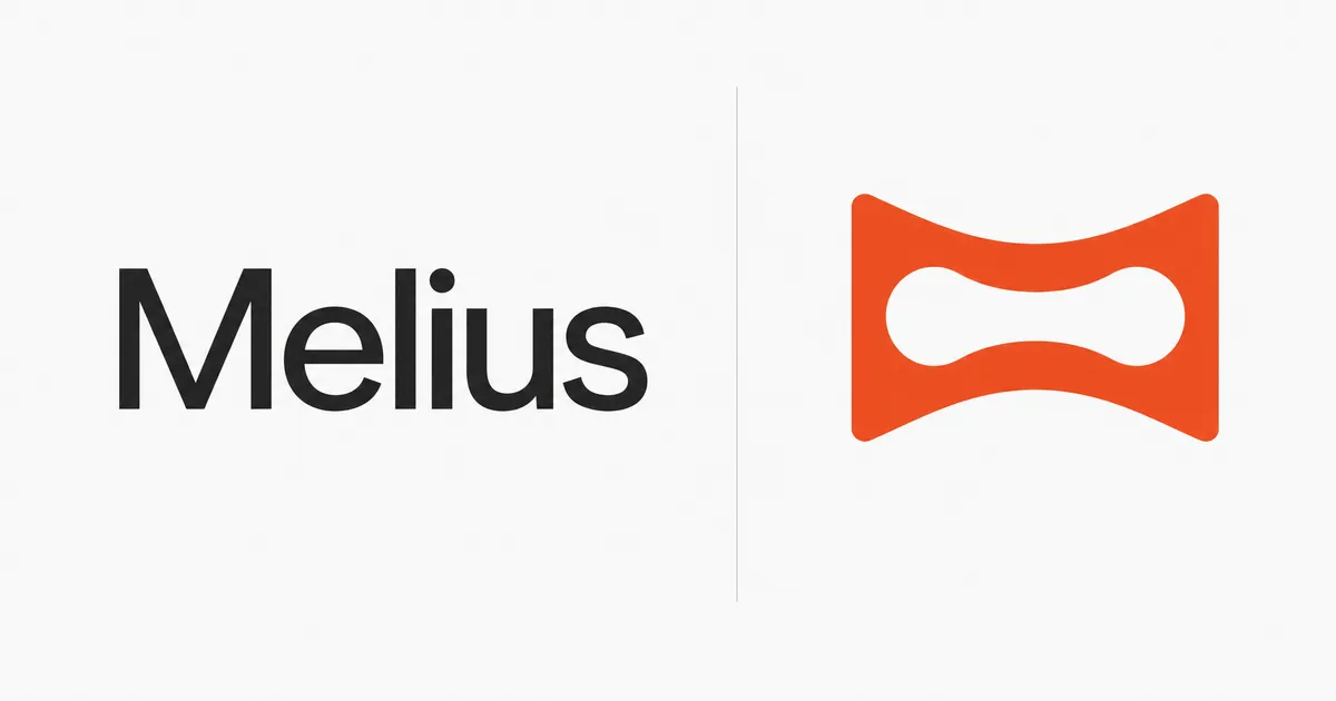 Open Graph image and social preview for Melius in Editorial style